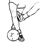 Choc en varus forcé sur le genou