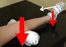 Exercice de l'écrase coussin
