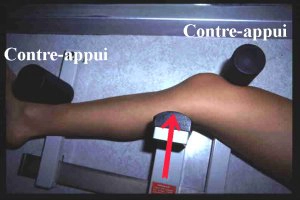 Le télos est un appareil utilisé en radio pour mesurer dynamiquement un éventuel tiroir antérieur du genou (lachman)